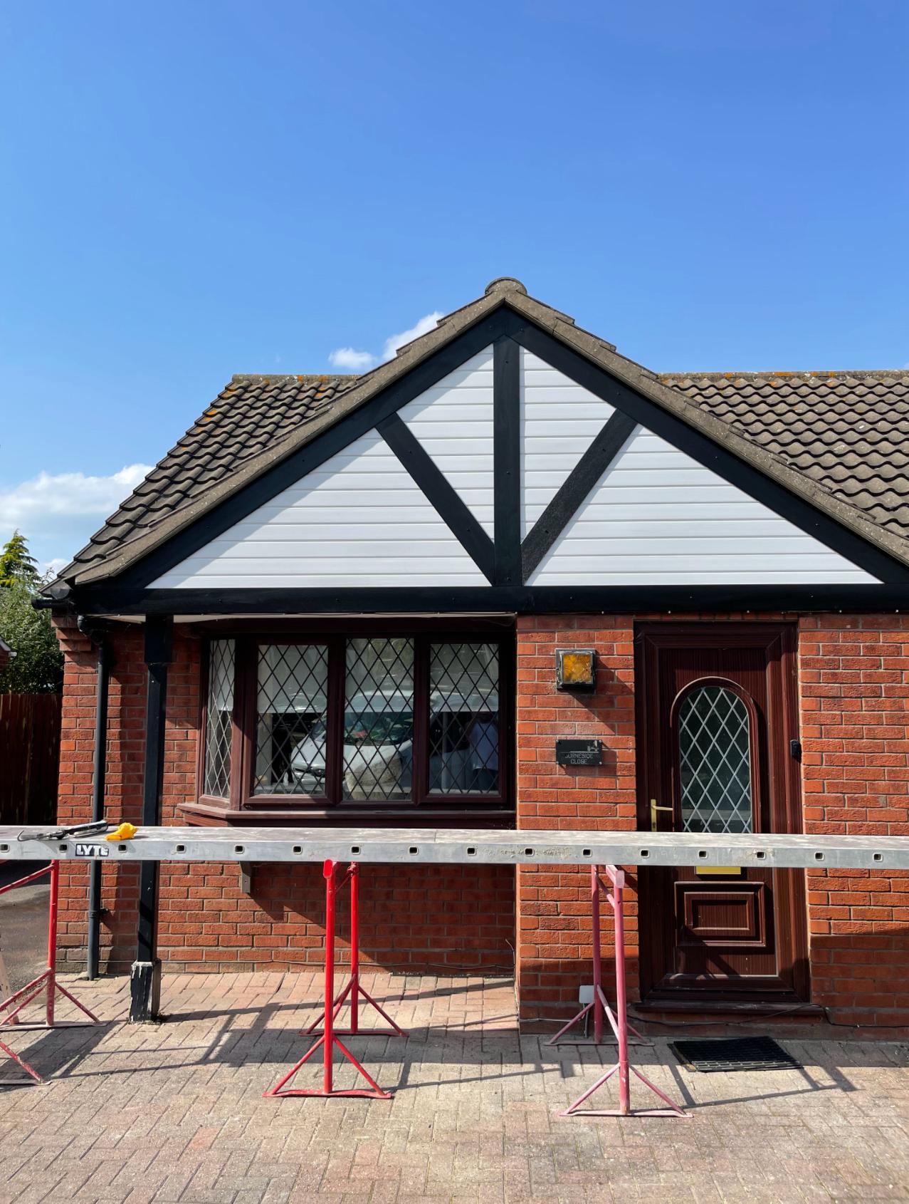 Completed Sherwood Roofing project — full pitched roof replacement on a Nottinghamshire home